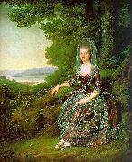 Jens Juel Madame de Pragins oil painting on canvas